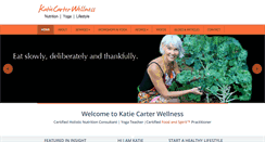 Desktop Screenshot of katiecarterwellness.com