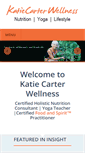 Mobile Screenshot of katiecarterwellness.com